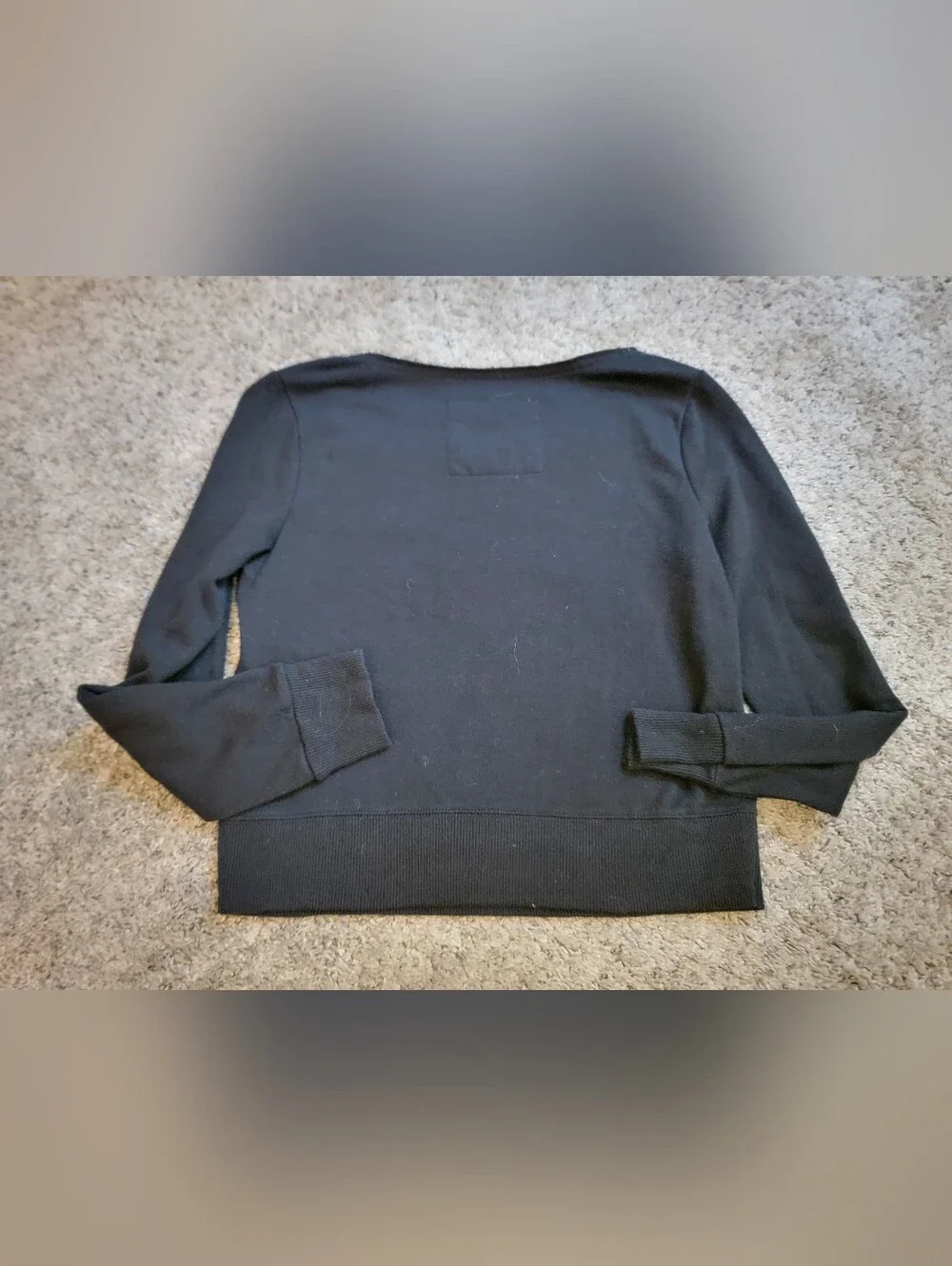 Justice Kids' Black Sweatshirt with Pink Love Graphic Size 14